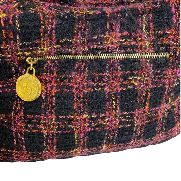 Eric Javits New York Women's Wool Felted Bag Boho Purse Scarf Hat Zip Closure - Picture 2 of 5